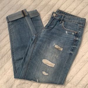 White House black market girlfriend jeans